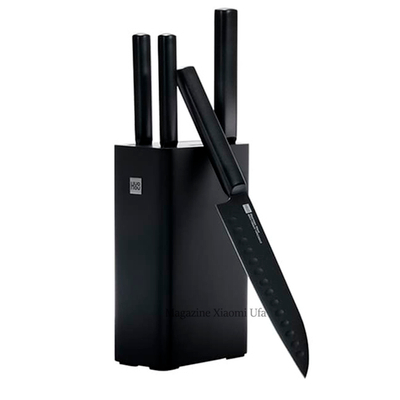 Набор ножей Xiaomi Huo Hou Heat Cool Black Non-stick Knife Set