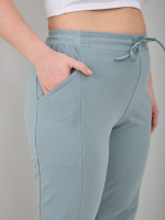 Брюки Бфл-038/шалфей-однотон