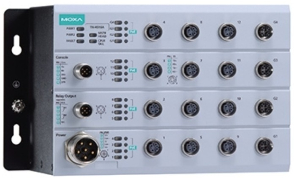 Коммутатор управляемый MOXA TN-4516A-12PoE-4GPoE-WV-CT-T