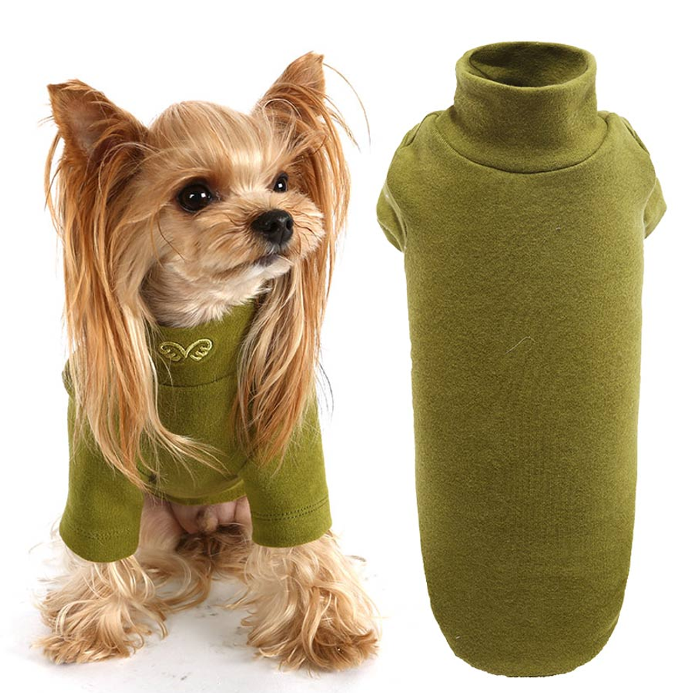 269 Водолазка для собак однотонная, с микро начесиком "Cozy T-shirt Puppy Angel"