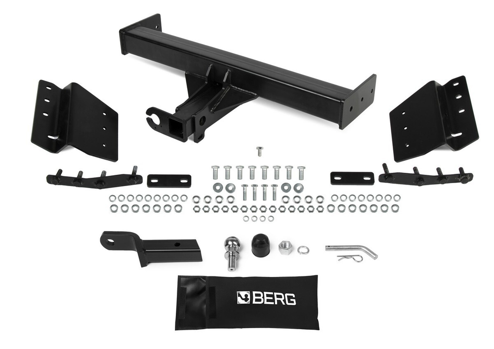Фаркоп под квадрат c электрикой Smart для Mitsubishi L200 V поколение рестайлинг 2018-н.в., шар E, 3500/120 кг, F.4014.001