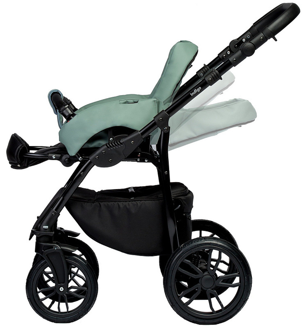 Детская коляска Indigo Indigo Special New 2 в 1 Is05 шалфей кожа