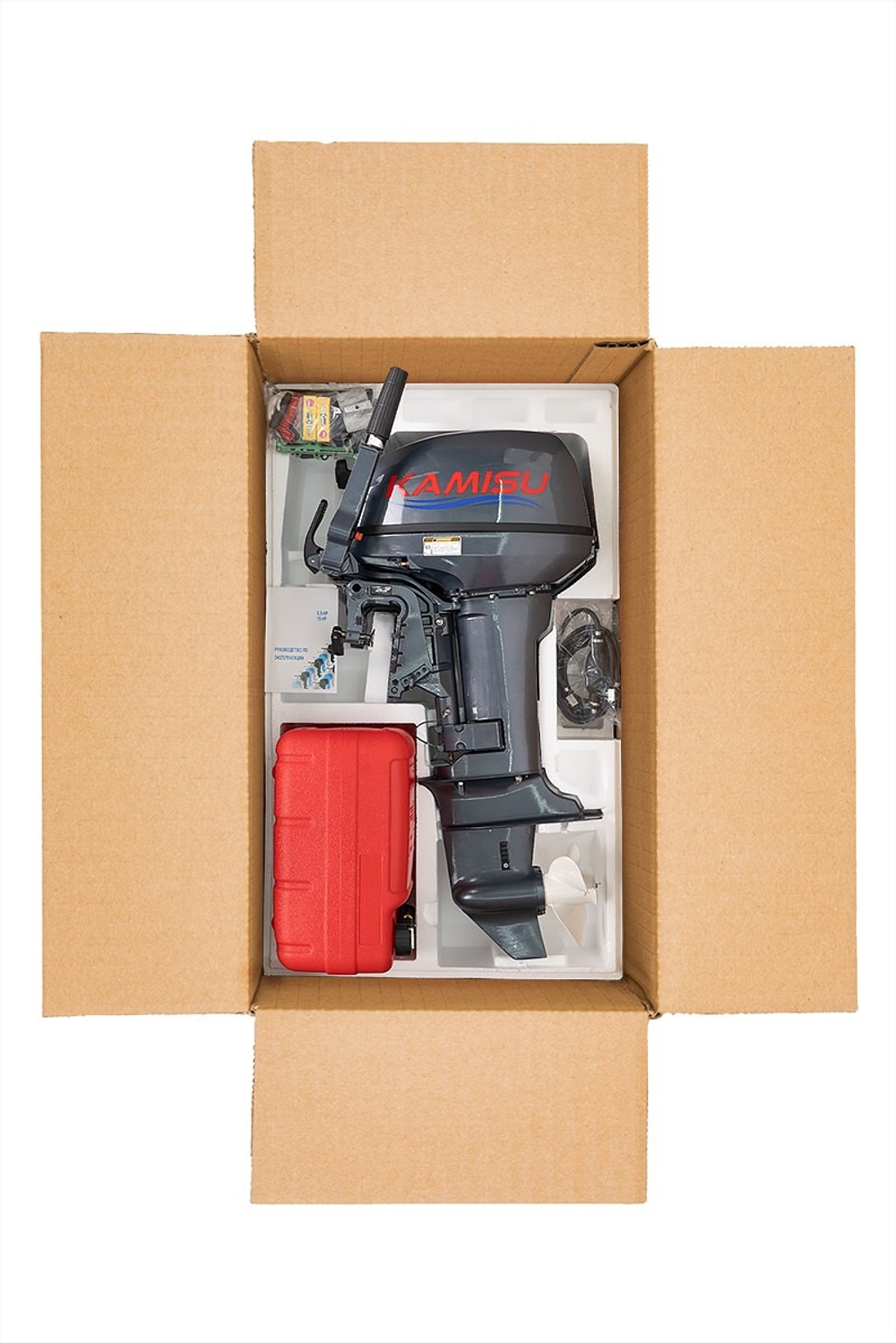 Ривьера 4300 НДНД Киль + KAMISU T 9.9 BMS (комплект лодка + мотор)