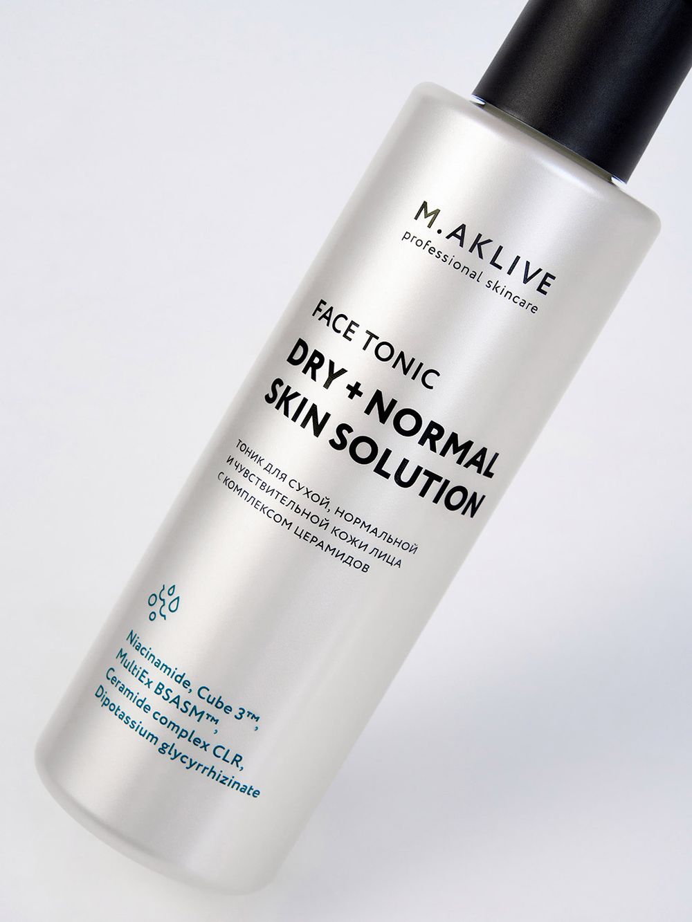 M.Aklive Тоник для лица "Решение для сухой и нормальной кожи" 200 мл