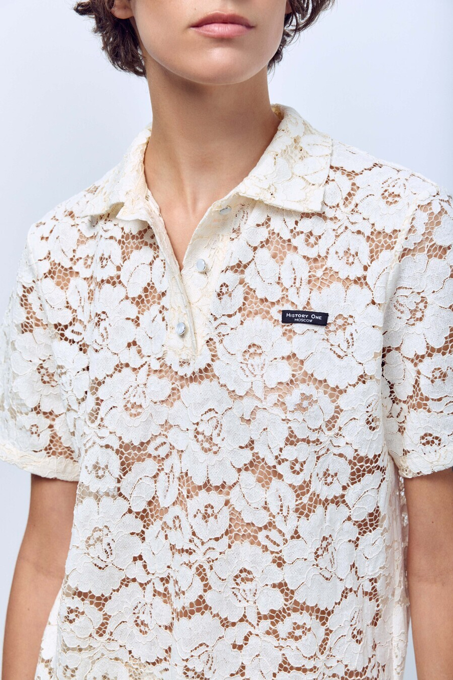 Поло из кружева