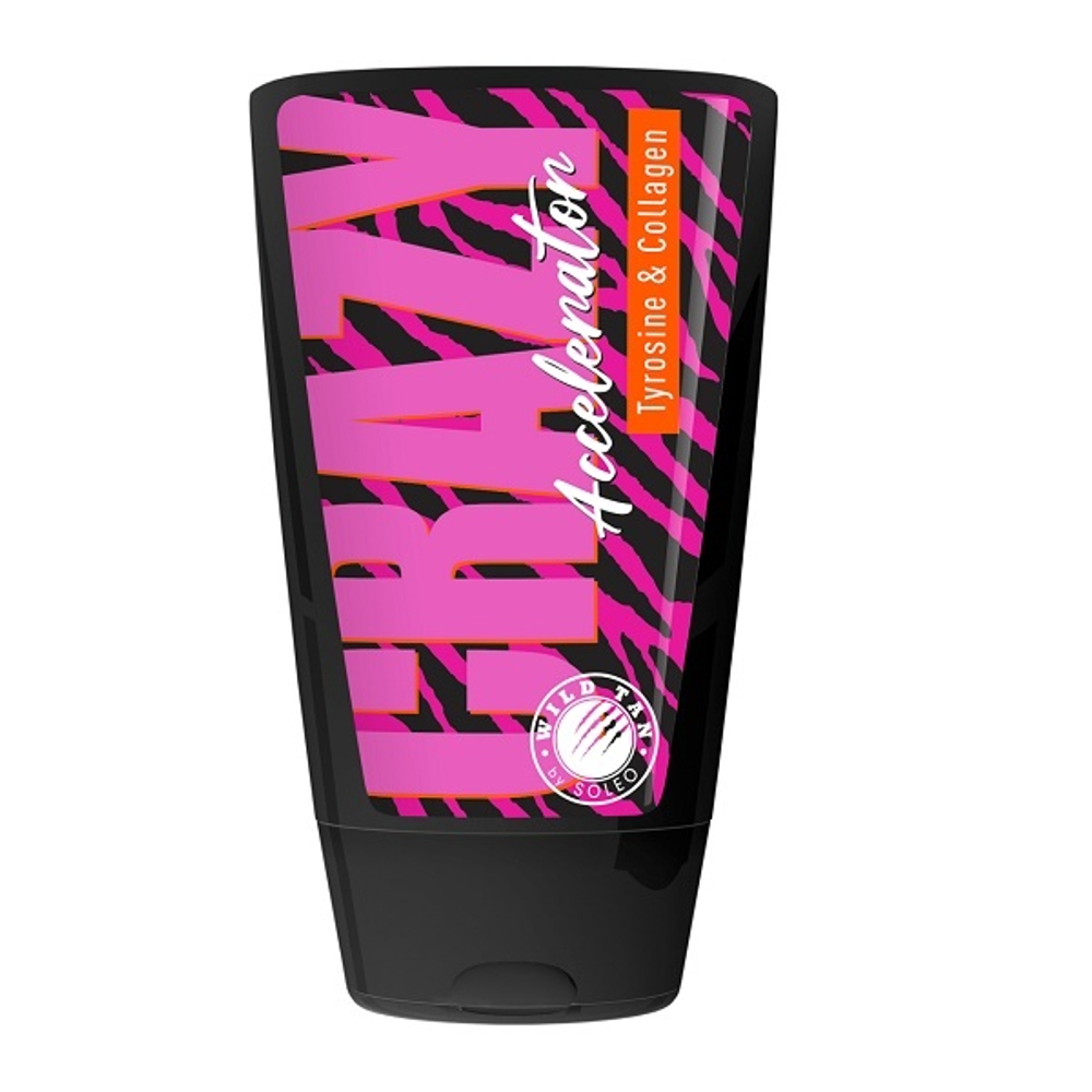 Крем-ускоритель загара с коллагеном Soleo Wild Tan Crazy Accelerator Tyrosine & Collagen 125мл