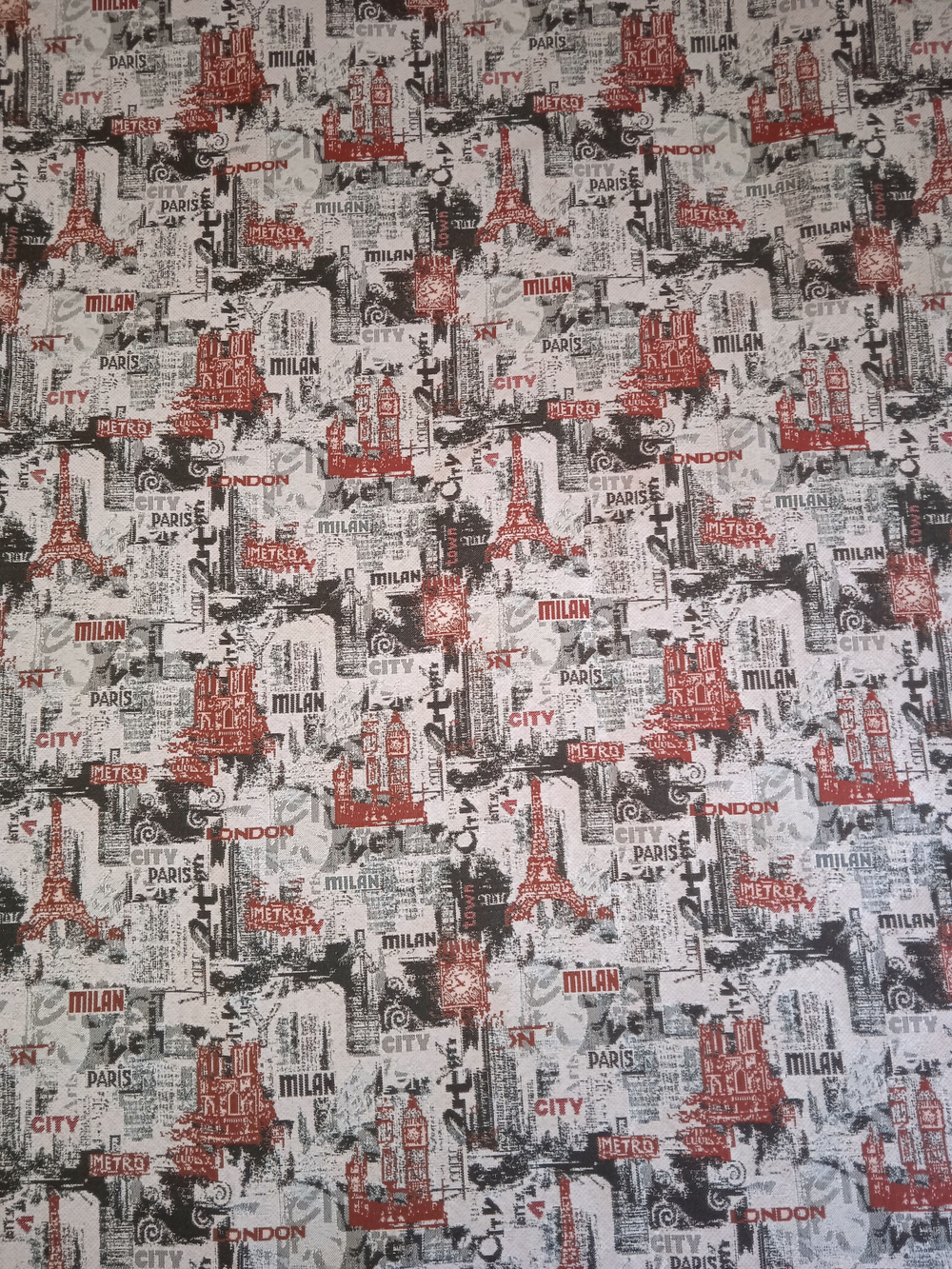 Покрывало гобеленовое Путешествие по Европпе 2.0 (180х200)