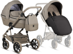 Детская коляска Tutis Viva 6 Plus Essential 4 в 1 с автокреслом Beno Beige и базой 1612068 Warm Grey