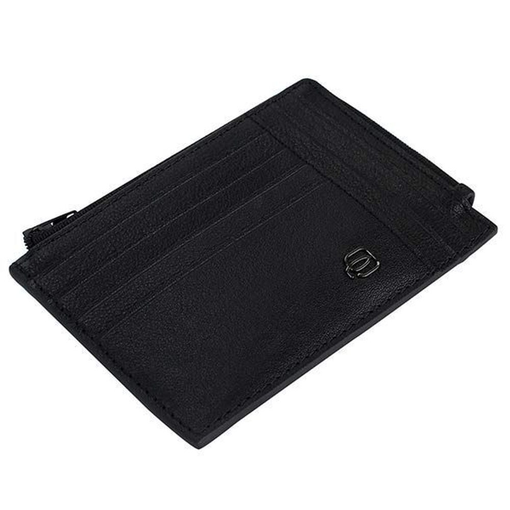 Чехол для кредитных карт Piquadro Black Square PU1243B3R/N черный натуральная кожа