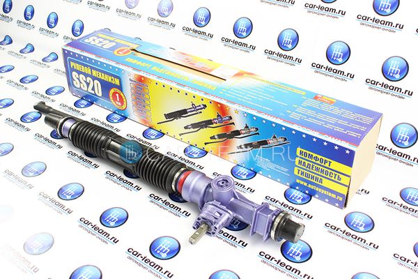 Рулевой механизм (рейка) в сборе стандарт с тягами "SS20" (4.1 оборота) на Лада Приора (SS42102)