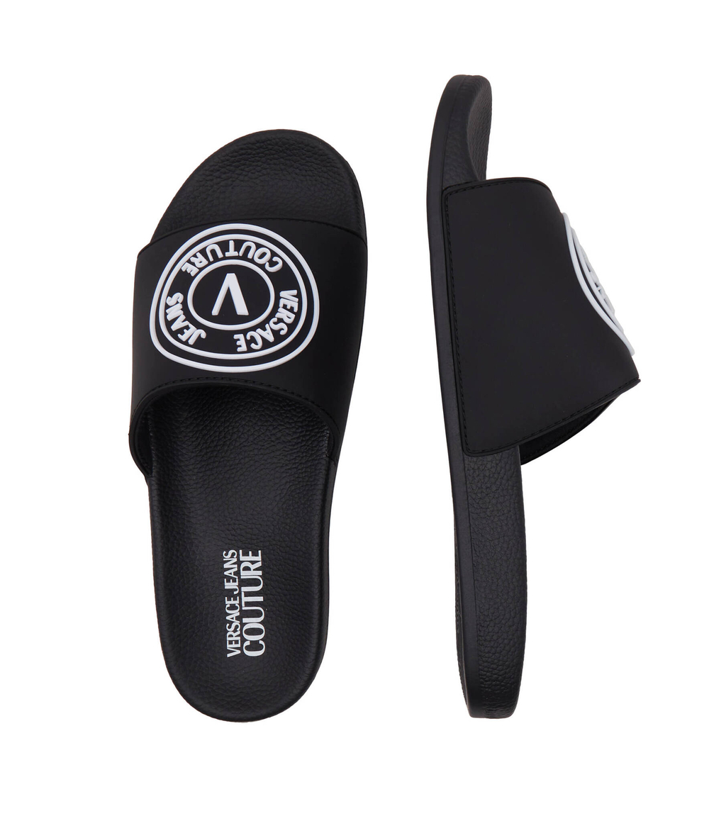 Шлепанцы Versace Jeans Couture - черный(76YA3SQ3ZS192)