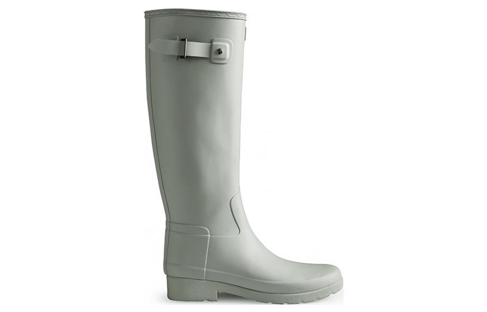 HUNTER Refined Waterproof, Abrasion Resistant, Slip Resistant Rain Boots Women"s Gray