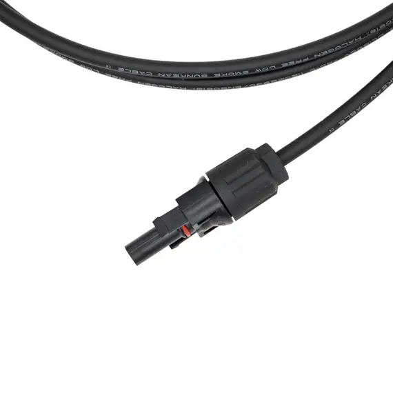 Удлинитель для солнечных электростанций 4 метра 6 мм черный