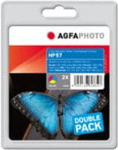 Картридж струйный голубой 1 шт AgfaPhoto Holding GmbH APHP57CDUO