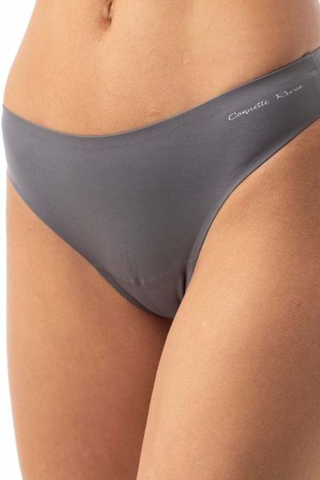 Бесшовные серые трусы-слип Comfort