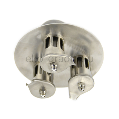 Колпачковая тарелка 4 дюйма нержавейка