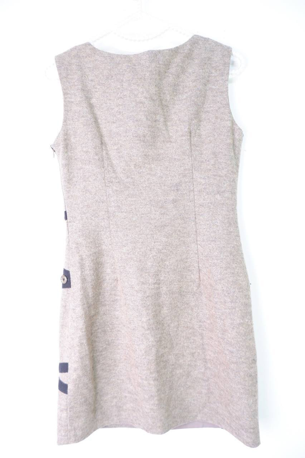 Платье из шерсти с оригинальным дизайном, маркировка S, визуально 44 размер