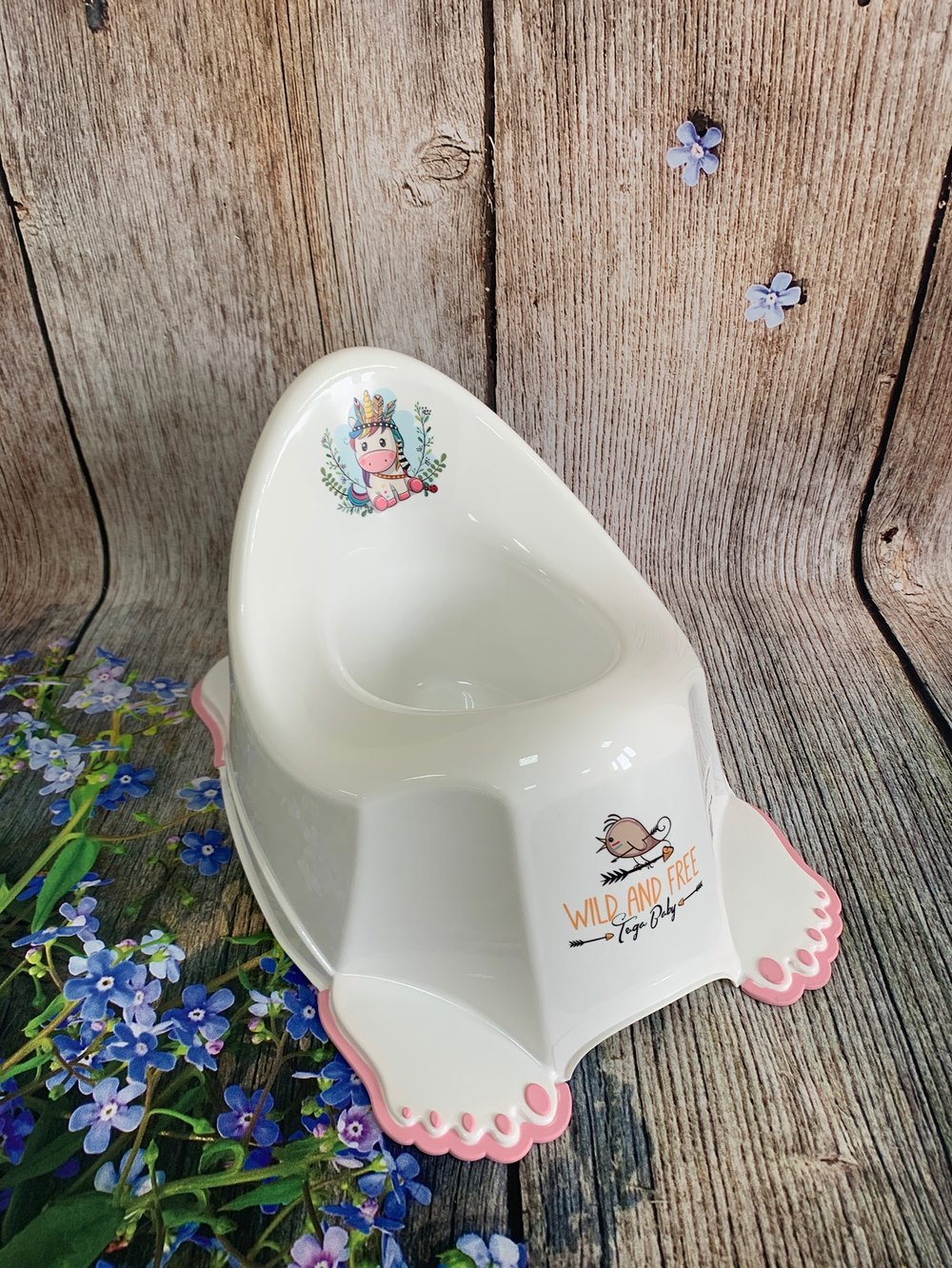 Горшок ДИКИЙ ЗАПАД антискольз. (Единорожка)