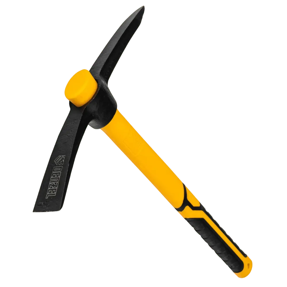 Кирка 700 г, фибергласовая обрезиненная рукоятка 385 мм, Denzel, 21831