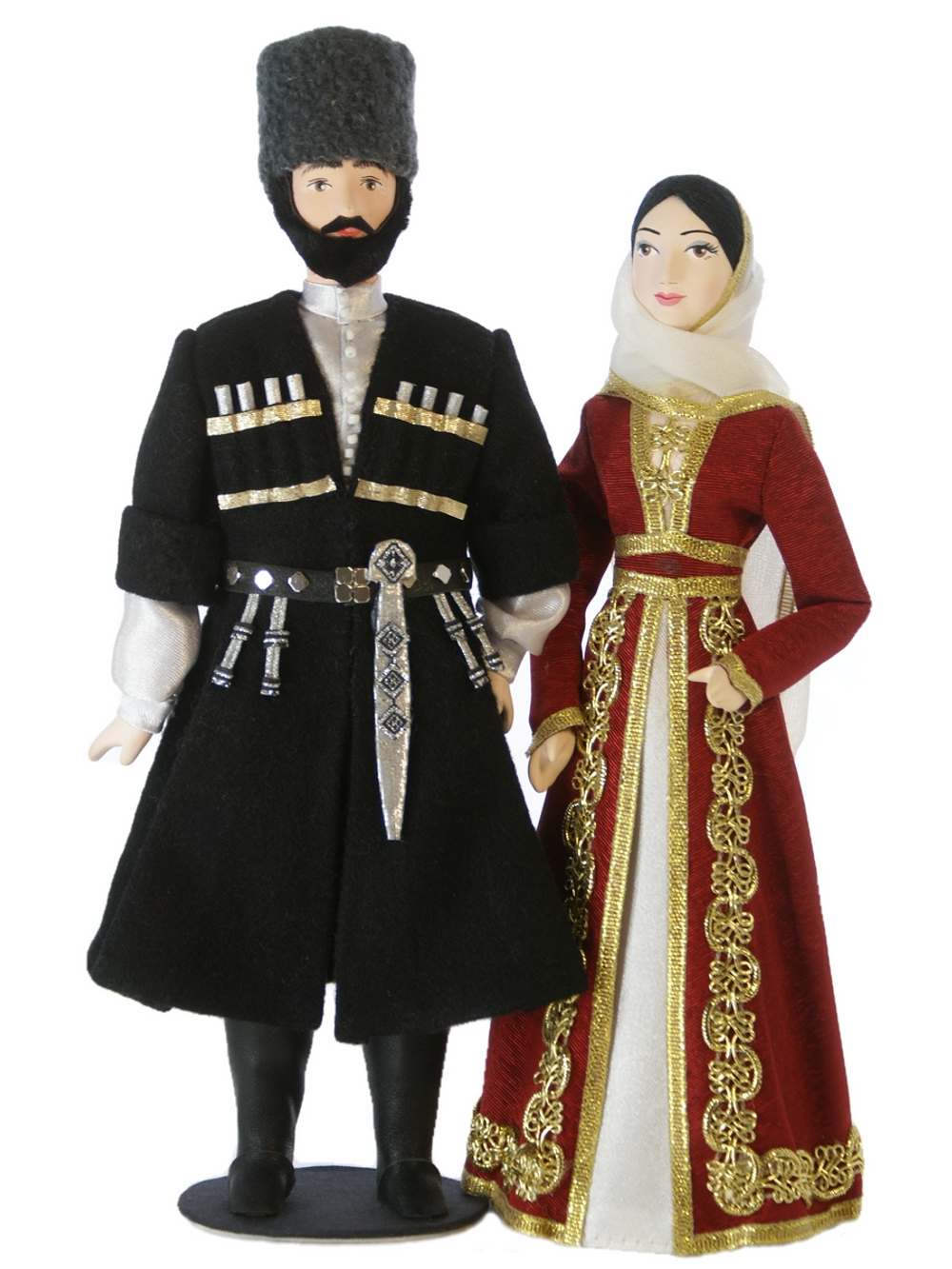 Кукла коллекционная Чеченка в национальном костюме