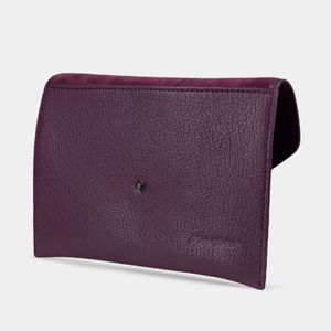 Конверт для хранения из кожи козы, фиолетового цвета