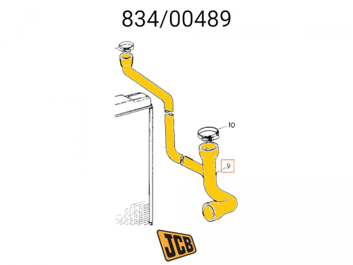 Патрубок JCB 834/00489