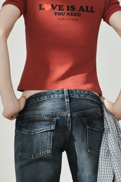 ZARA ФУТБОЛКА С НАДПИСЬЮ, КРАСНЫЙ