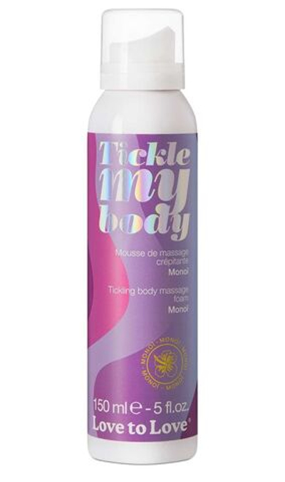 Массажная хрустящая пенка Tickle My Body Monoi с ароматом моной - 150 мл.
