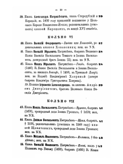 Родословная роспись потомства Гедимина | Н.Н. Голицын