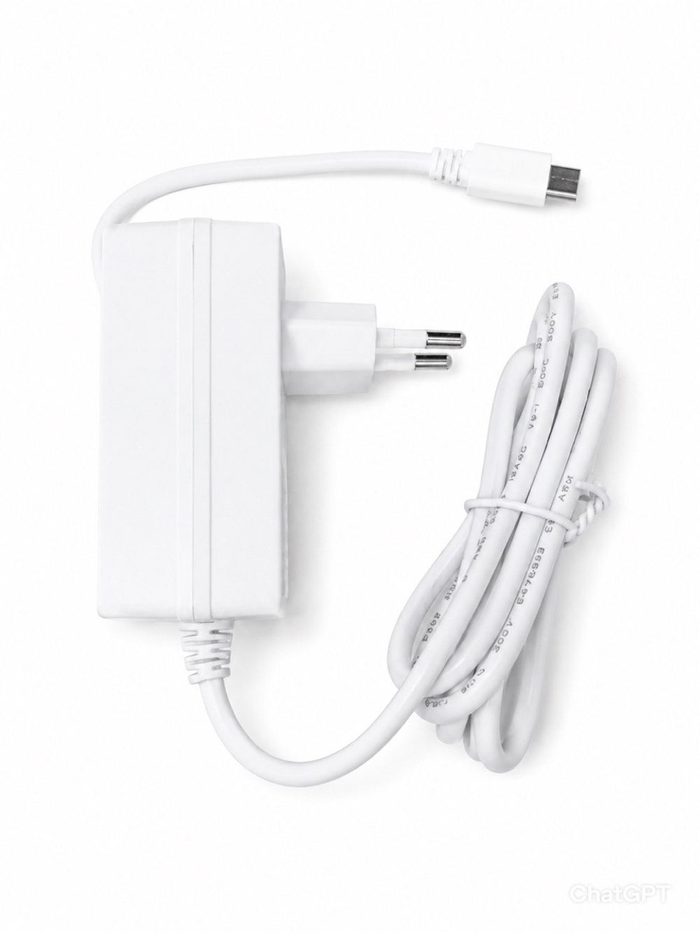 Блок питания 27 Вт с кабелем USB type-C для Raspberry PI 5 белый