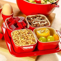 STAUB Набор для сервировки - 5 предметов красный