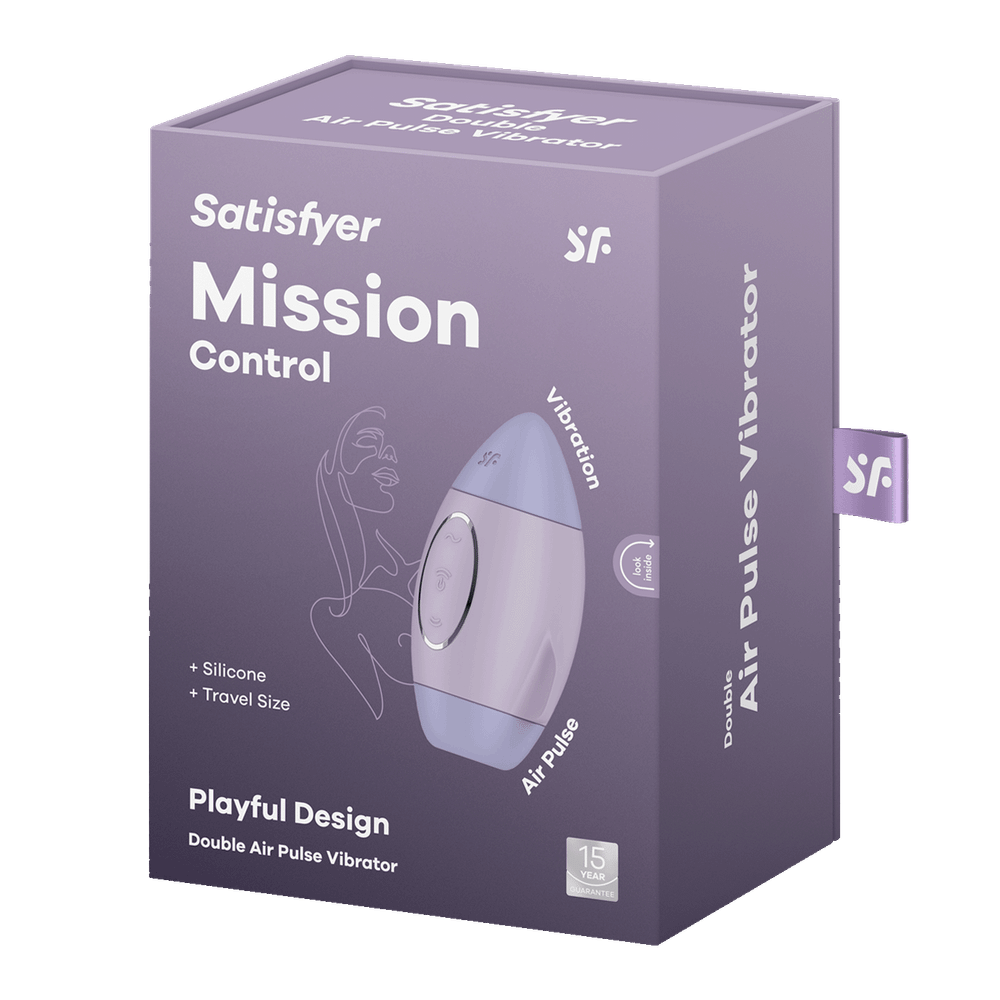Вакуумный стимулятор клитора Satisfyer Mission Control, фиолетовый
