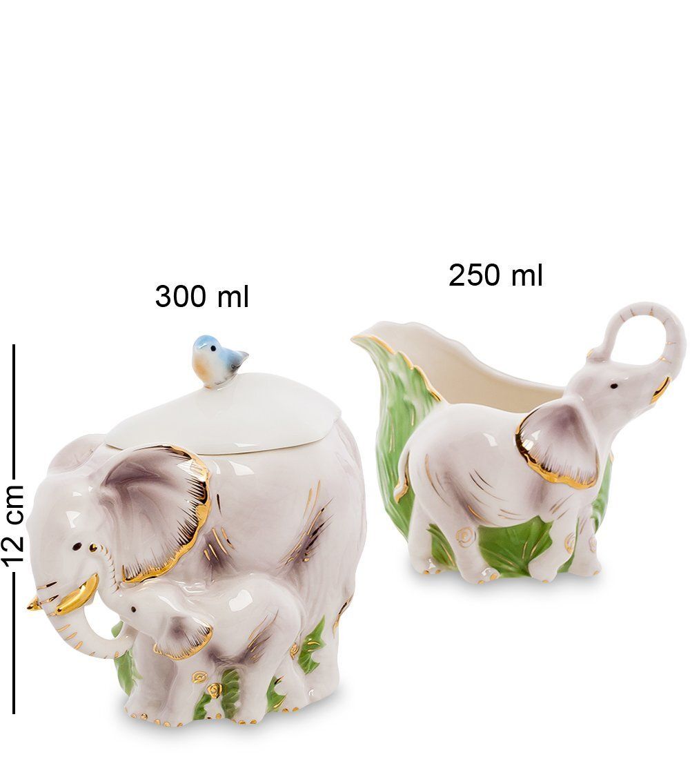 FM-74/ 2 Набор сахарница и молочник «Слоны» (Pavone)