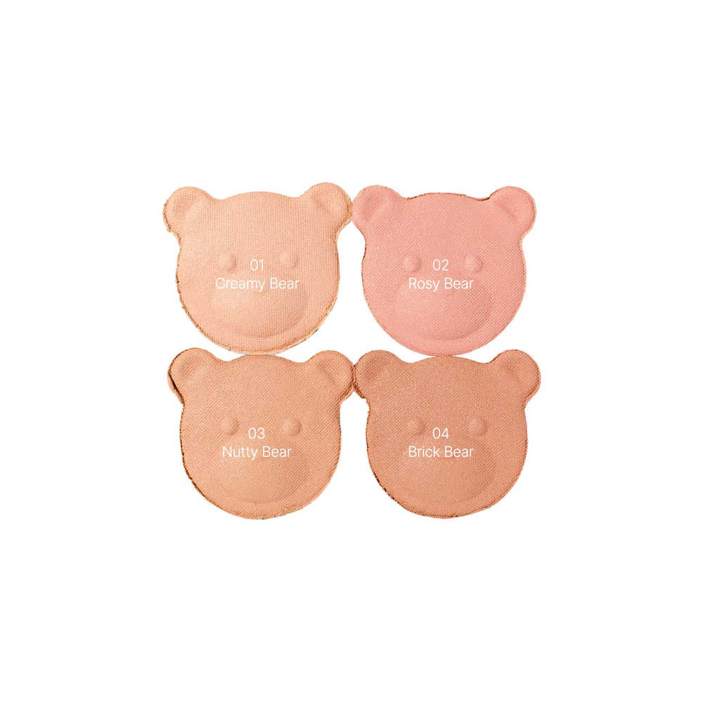 Dasique, My Bear Collection, растушевка для настроения, оттенок 16, бурый медведь, 8,8 г (0,31 унции)
