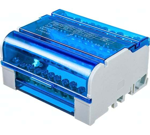 STEKKER Шина на DIN-рейку в корпусе (кросс-модуль) 4х11 3L+PEN LD505-411 39684