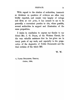 The theory and practice of the law of evidence | William Wills
