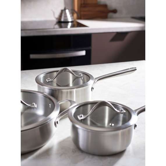 Ковш с крышкой 3ply etalon, D16 см, 1,4 л