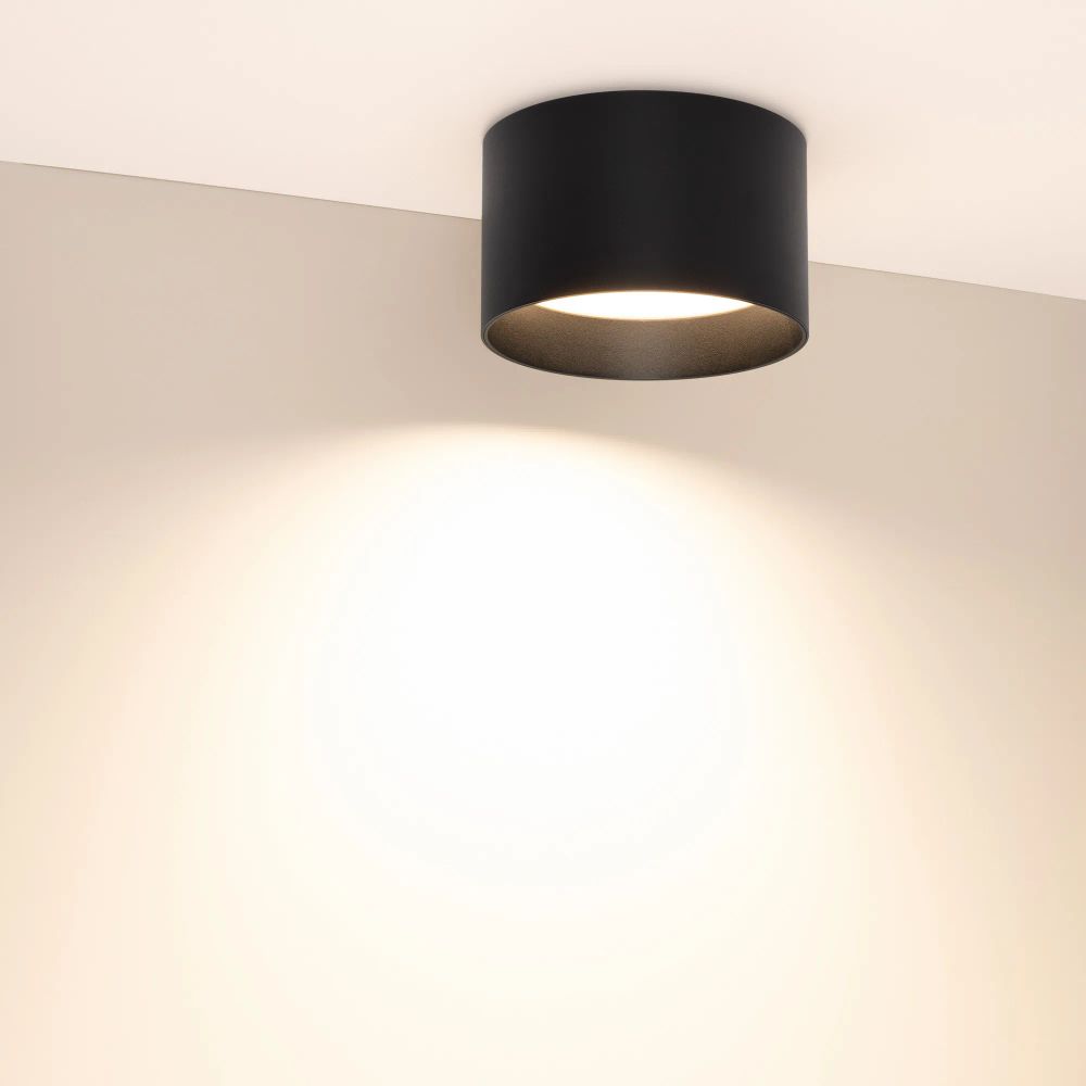 Светильник SP-BISCOTTO-R140-15W Warm3300-MIX (BK, 80 deg, 230V) (Arlight, IP54 Металл, 5 лет) 054916