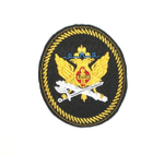 Шеврон вышитый Органы УИС (овал с орлом ФСИН) на липе