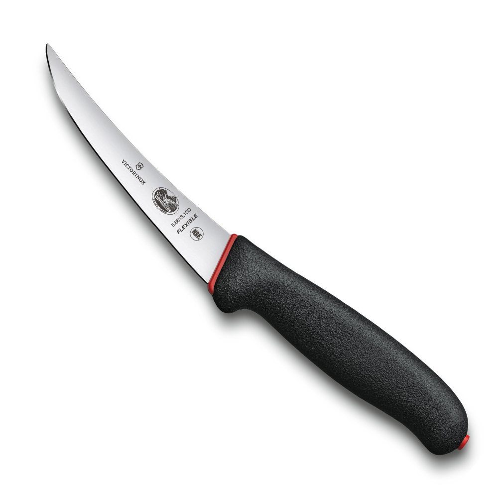 Нож Victorinox разделочный, лезвие 12 см прямое, черный