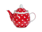 Чайник заварочный 0,6л "Красный горох" (47987)