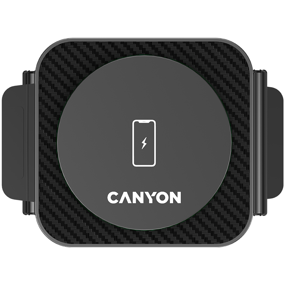 CANYON wireless charger WS-305 15W 3in1 Foldable Black