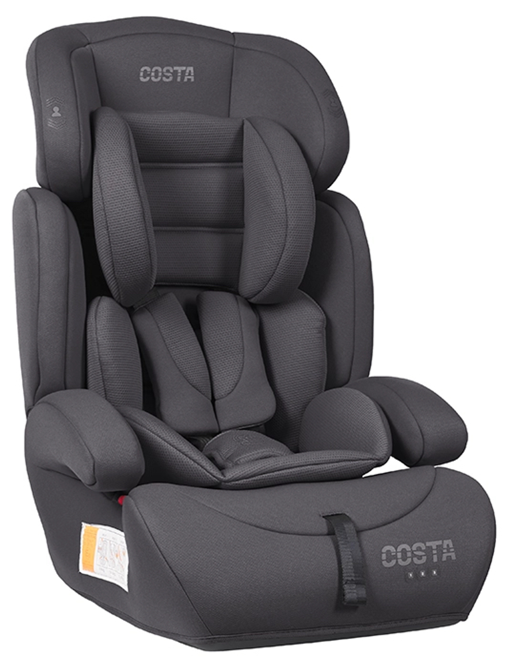 Автокресло детское Farfello Costa CS-003 группа 1/2/3 (9-36) темно-серый