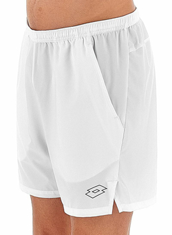 Мужские теннисные шорты Lotto Tech и 7" Short - bright white/all black