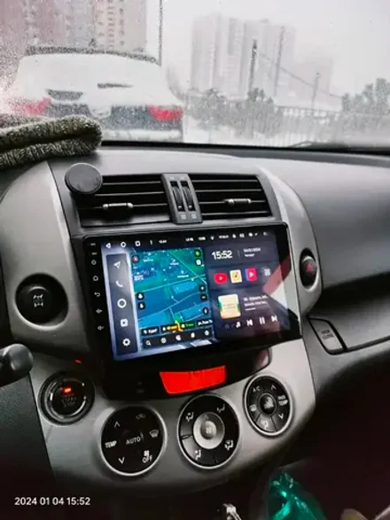 Магнитола для Toyota RAV4 30 2005-2012, Vanguard - FarCar DX018-9M монитор 9" IPS на Android 13, 4+64Гб, CarPlay