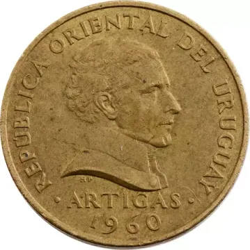 5 сентесимо 1960 Уругвай