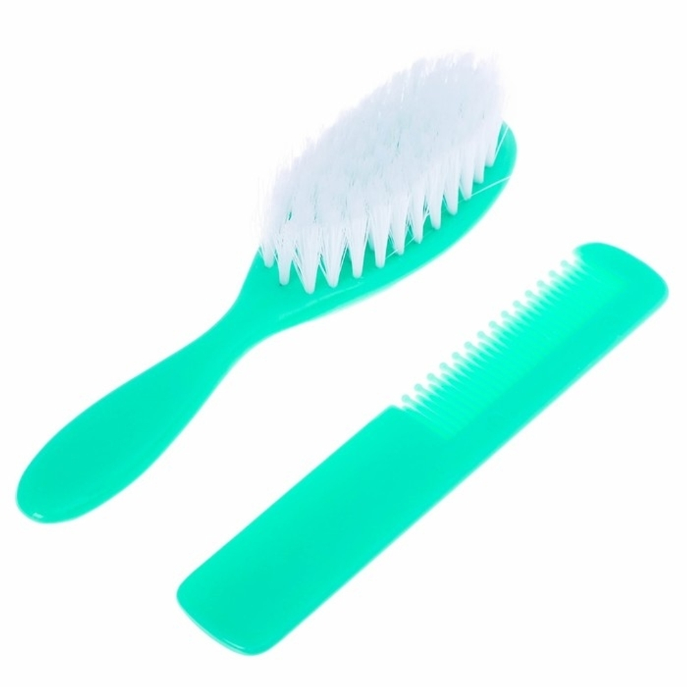 Расчёска детская + массажная щётка для волос «Жирафик», от 0 мес. 3285065