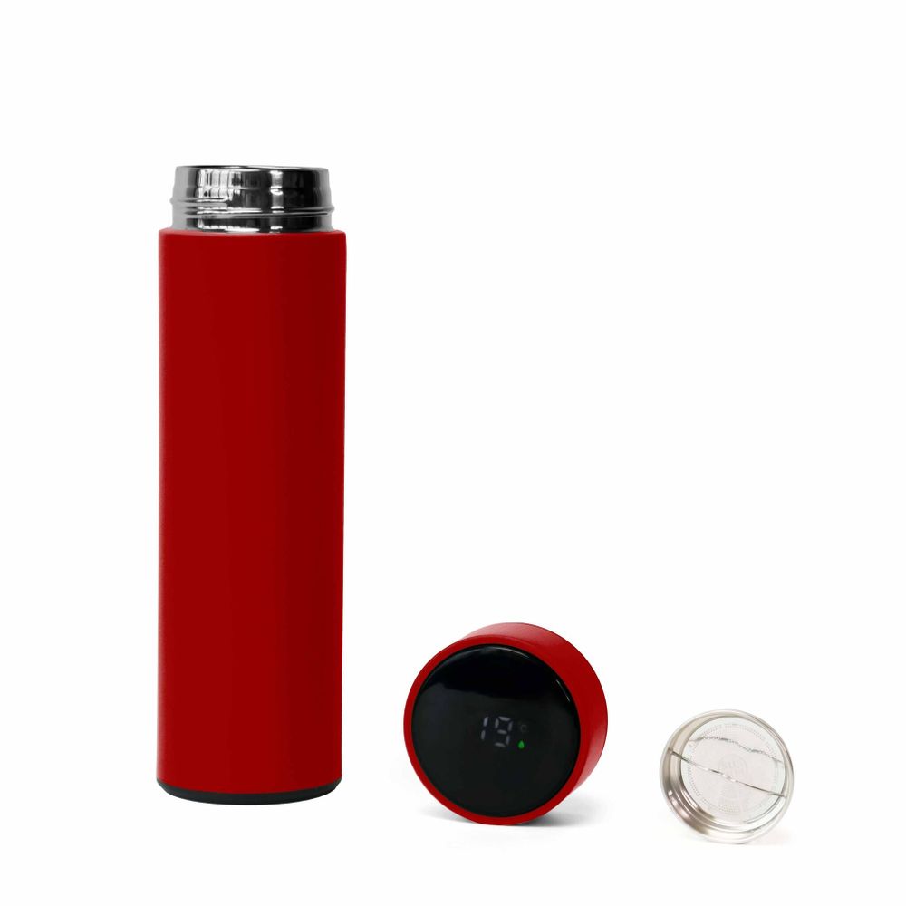 Термос MARK LED soft touch Синий