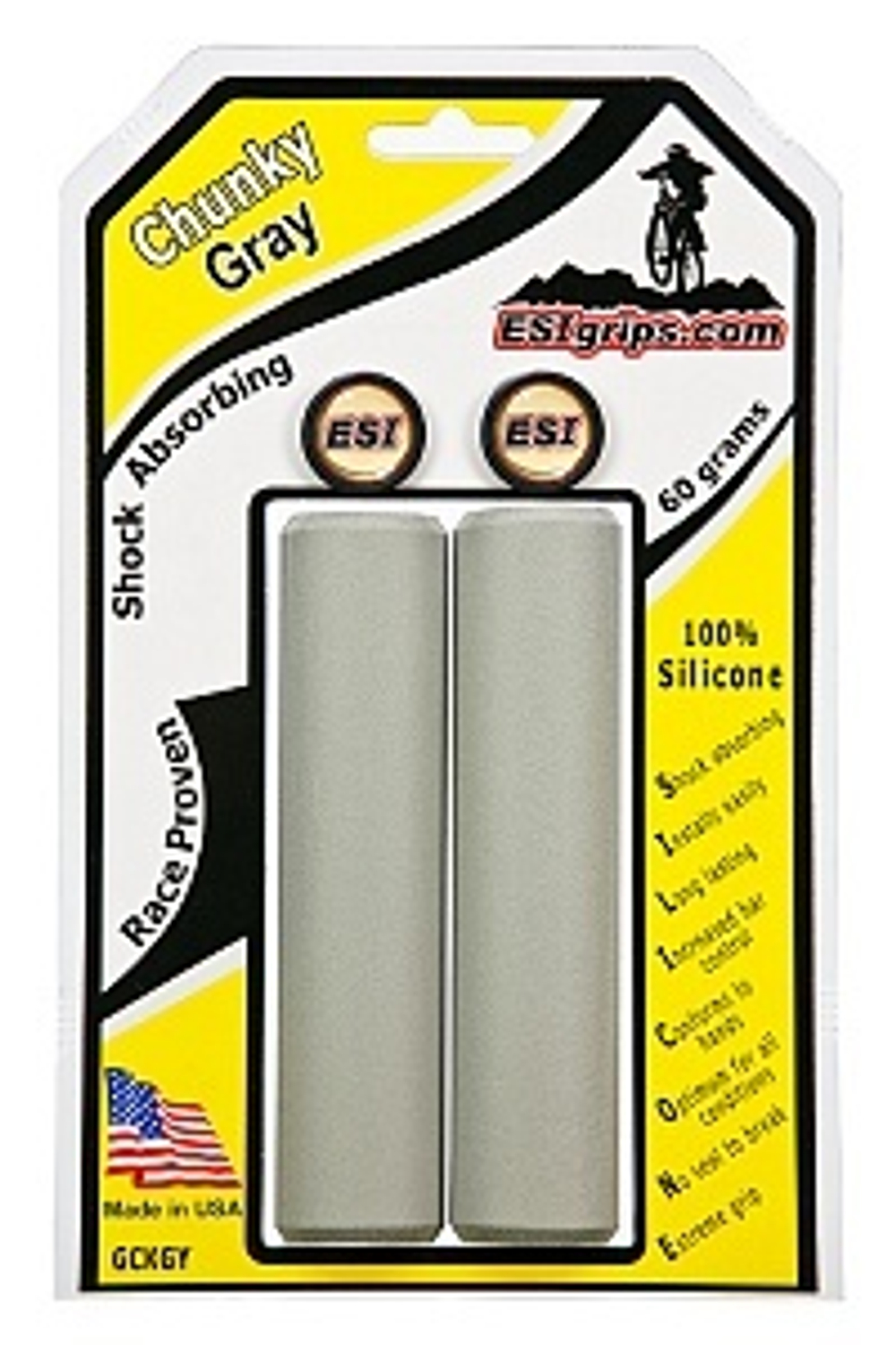 Грипсы ESI Chunky, Grey GCKGY