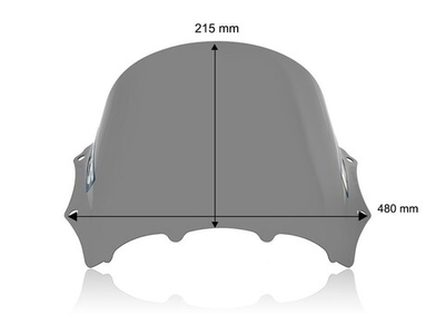 WRS Ветровое стекло BMW M 1000 RR (2023-2024) сильно затемненное